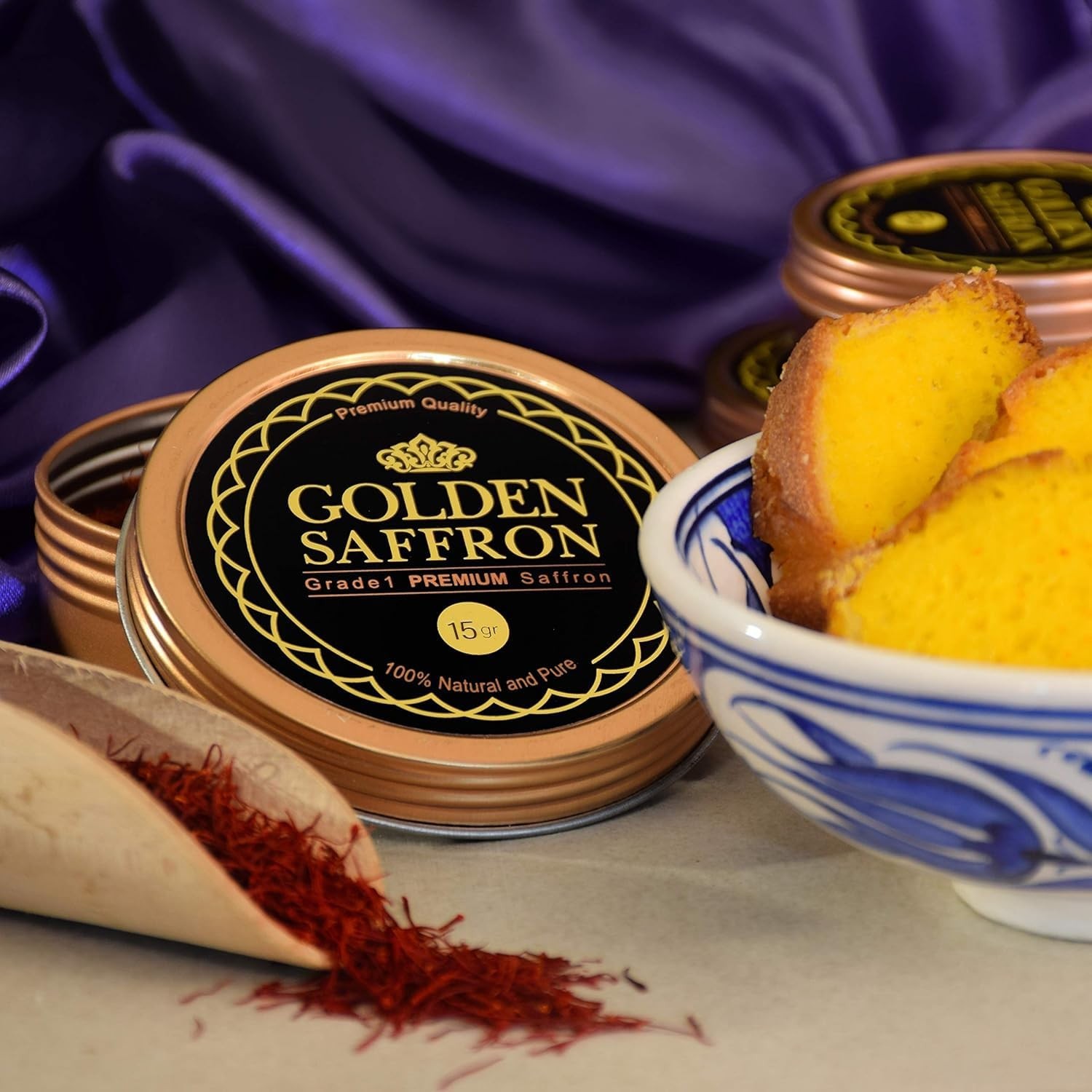 15g All Red Saffron Threads – Grade A+ Super Negin for Elite Culinary Dishes