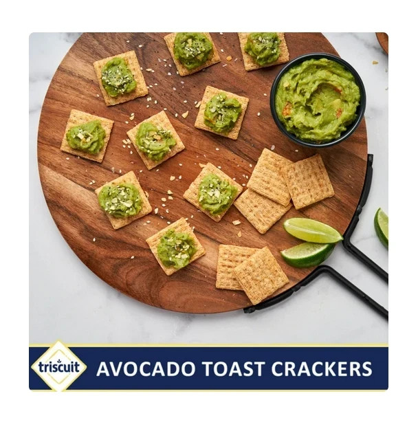Triscuit Original Whole Grain Wheat Crackers, Vegan Crackers, Healthy Snacks, Fa