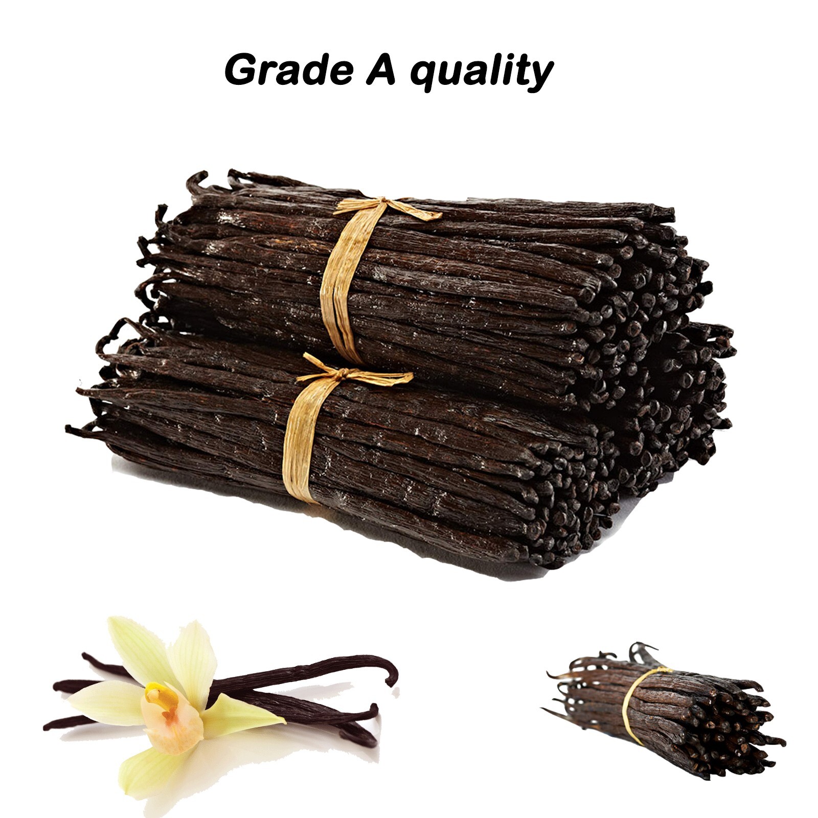 10 Vanilla Beans Premium Quality Vanilla Pods Sri Lanka A Grade 5″-6″ Inches