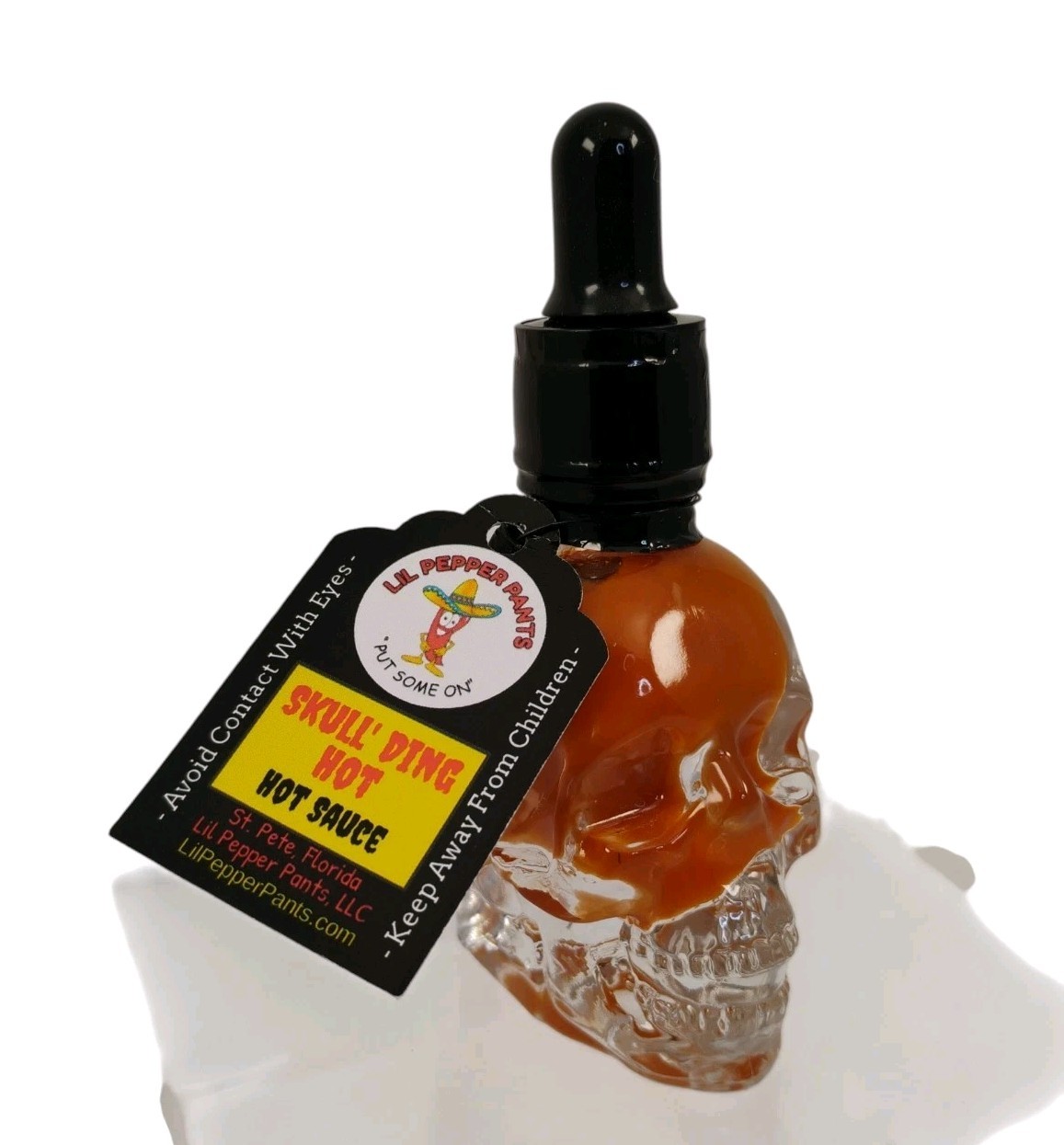 Skull’ding Hot hot sauce Lil Pepper Pants 1 oz. NEW SEALED Florida