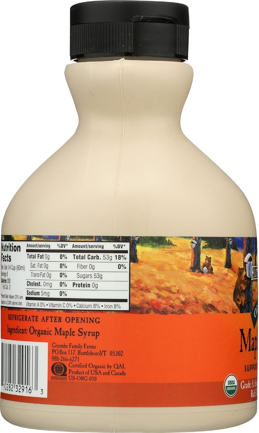 Coombs Family Farms Organic Maple Syrup, Grade A Amber Color, Rich Taste, 16…