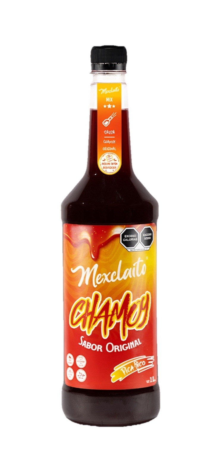 2 Pack Mexclaito Salsa Chamoy Original 1 Litro