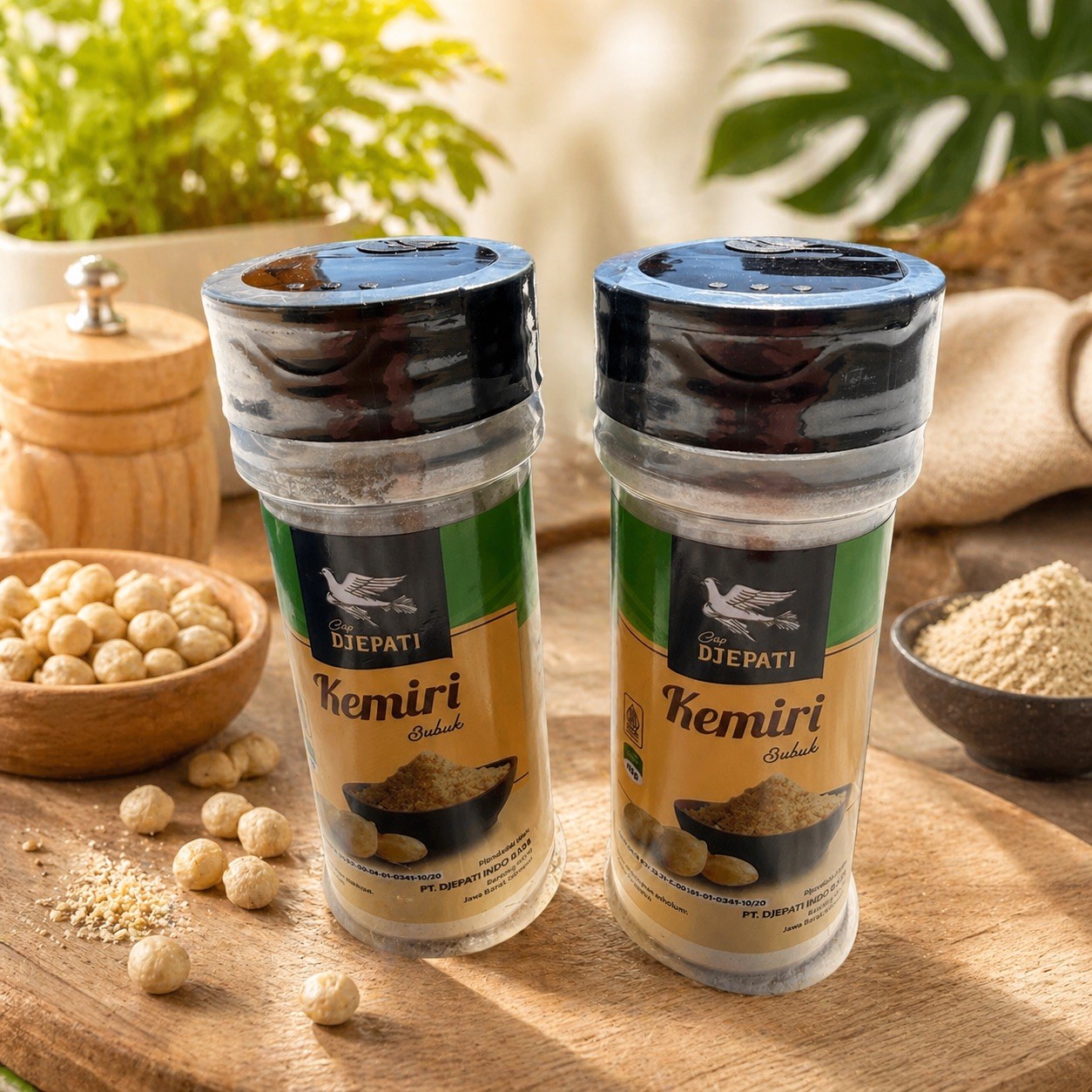 CANDLENUT POWDER (Kemiri Bubuk) @40 Grams 100% Pure Indonesian Spice (2 pcs)