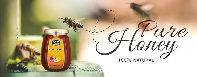 100% Natural Grade A Honey – Gluten Free – By Alshifa – 17.64 oz (500g) –
