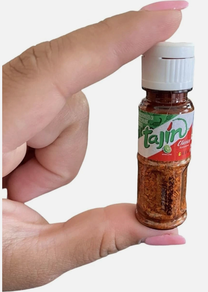 EACH TAJIN MINI w/ LIME CLASSICO FRUIT AND SNACK SEASONING 0.35oz BOTTLE(D18)