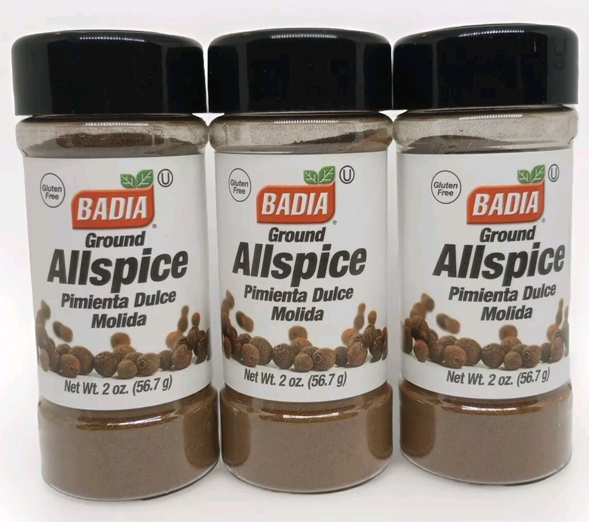 Badia Ground Allspice ~ Pimienta Dulce Molida – 2.oz Each 3 Pack Lot 06/2028