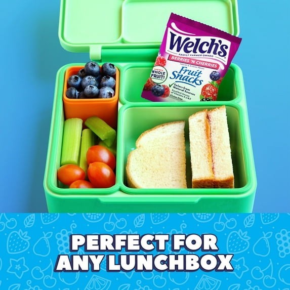 Welch’s Fruit Snacks Berries N Cherries 40 Count Gluten Free Kids Soft Snacks