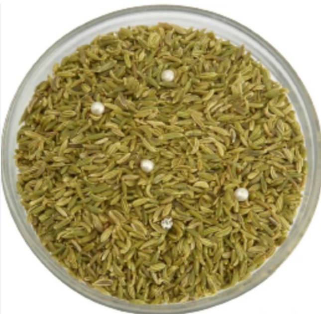 Roasted Saunf Indian Fennel Seeds After-Meal Mouth Freshener Fast Ship