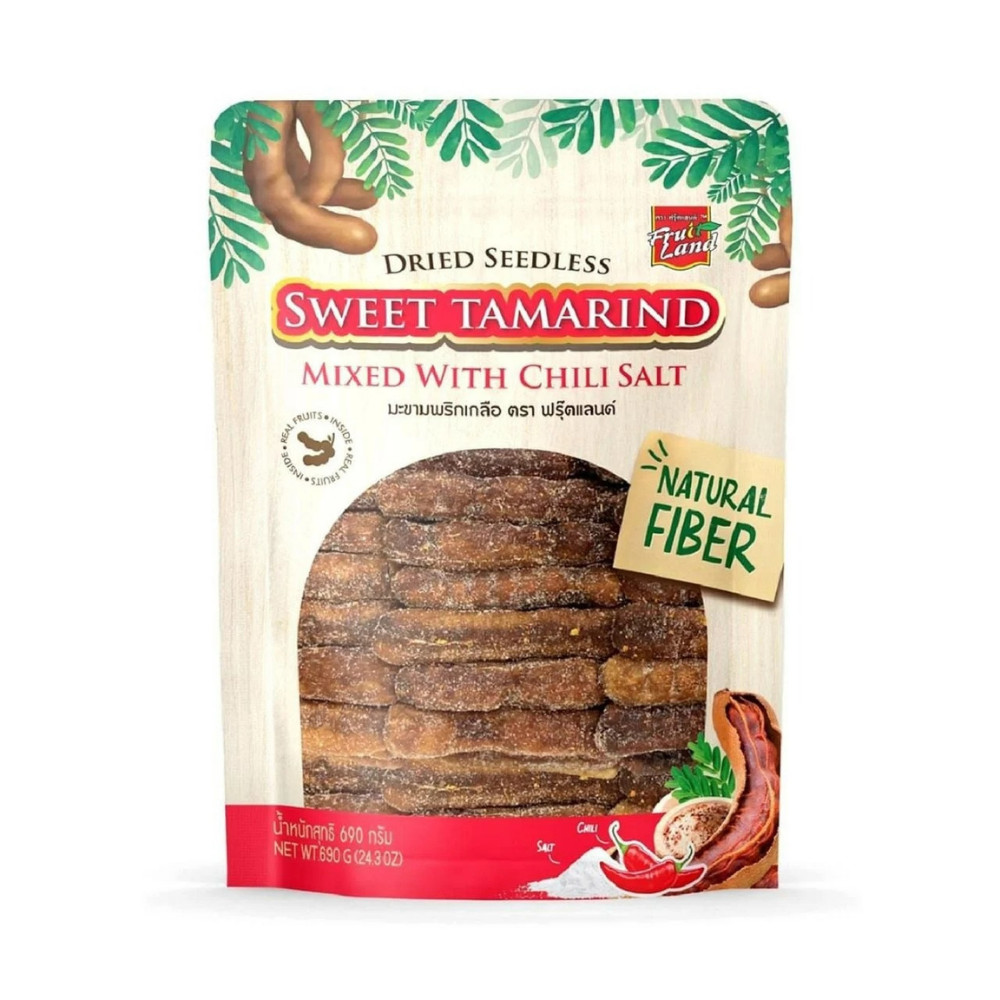 Thai Tamarind Snack With Chili Salt Seedless Sweet Fruit Land 690 g