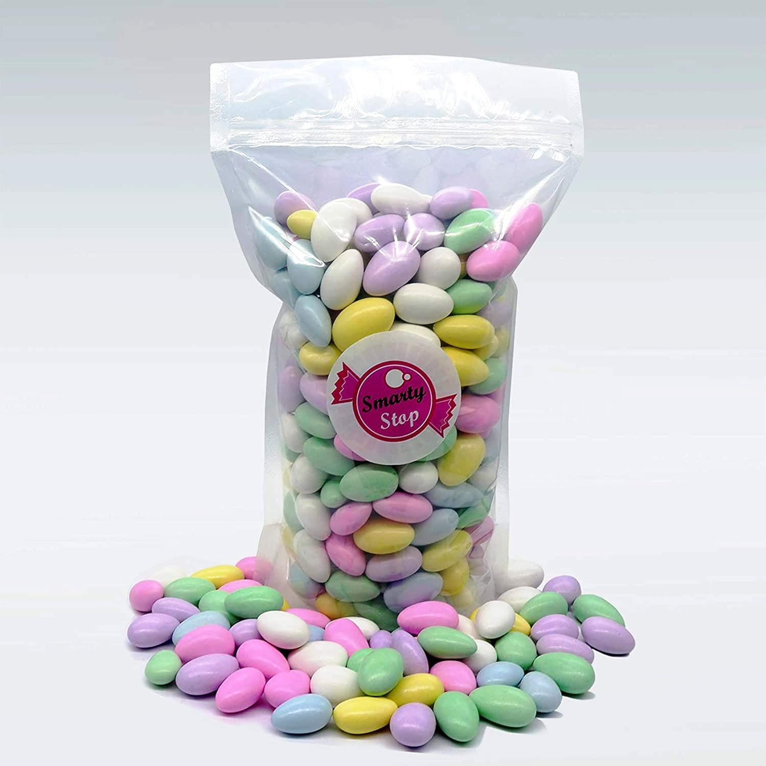 Jordan Almonds Candy – Pastel Candy-Coated Almonds, Edible Confectionery Snack (