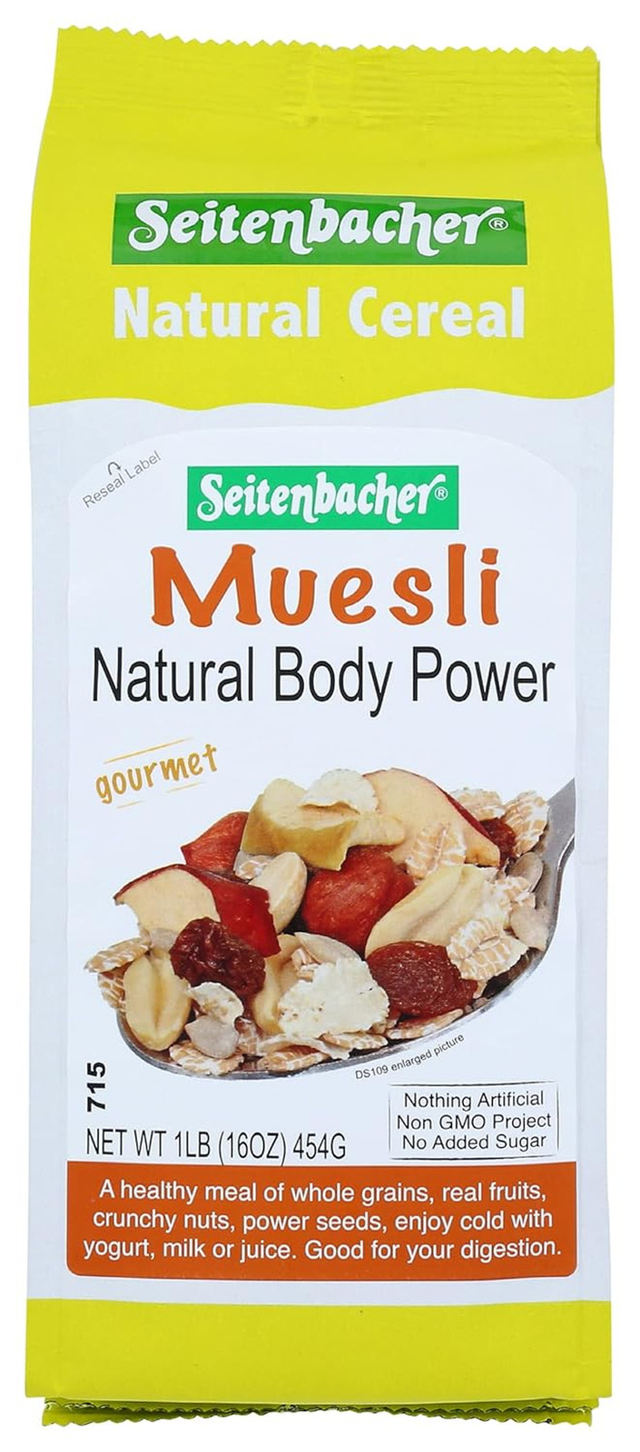 , Muesli No1 Natural Body Power, 16 Ounce