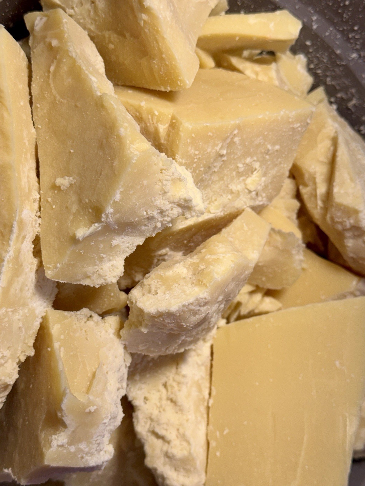 1 Lb Peruvian Cocoa Butter Natural Raw Unrefined 100% Food Grade