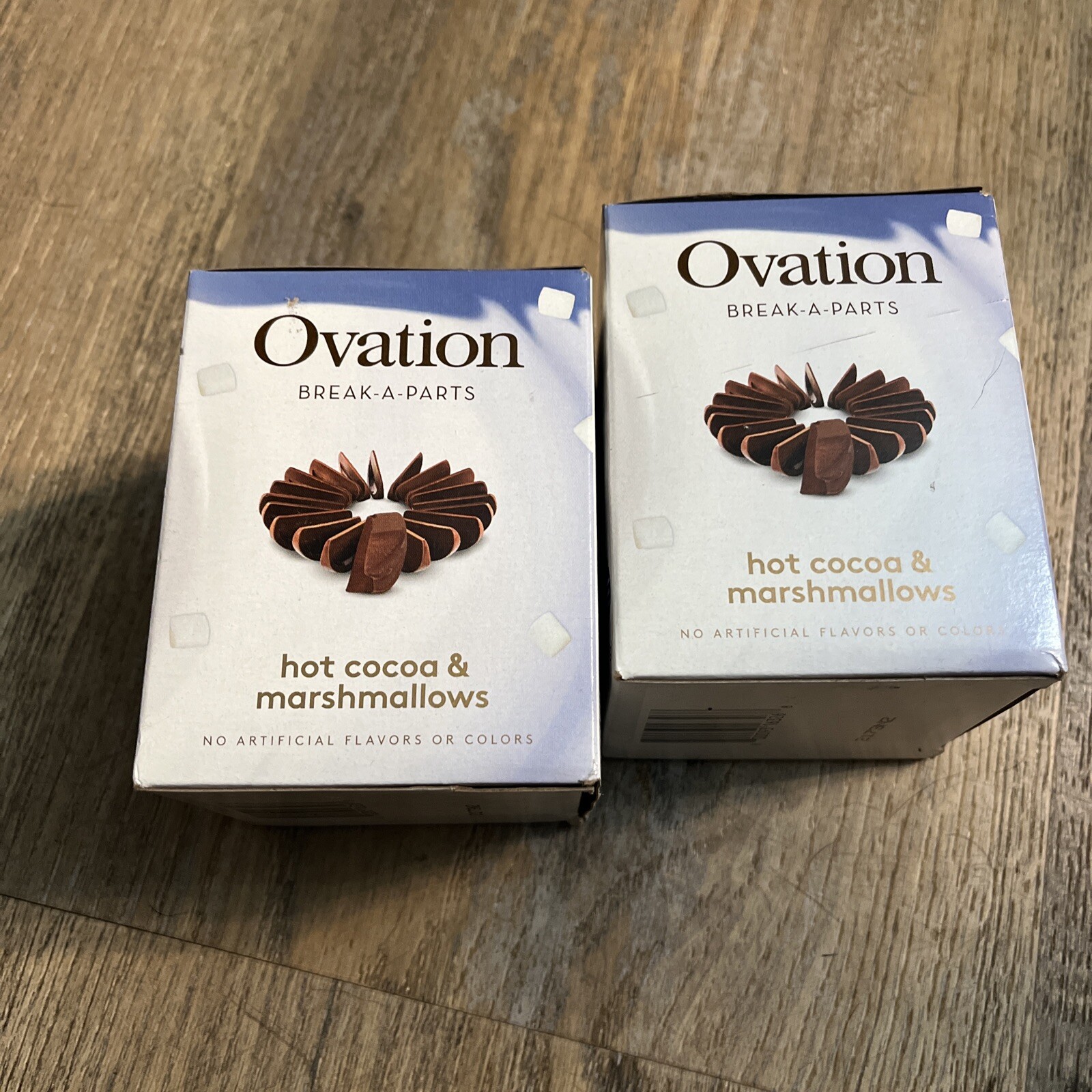 X2 Ovation Hot Cocoa & Marshmallows Break-A-Parts Milk Chocolate 20pcs EA