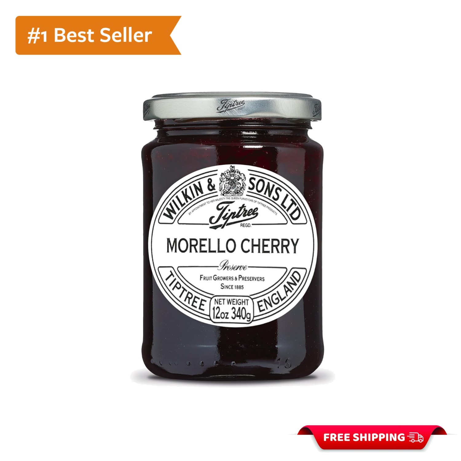 Hand-Picked 12 oz Morello Cherry Preserve – Perfect for Spreads & Desserts