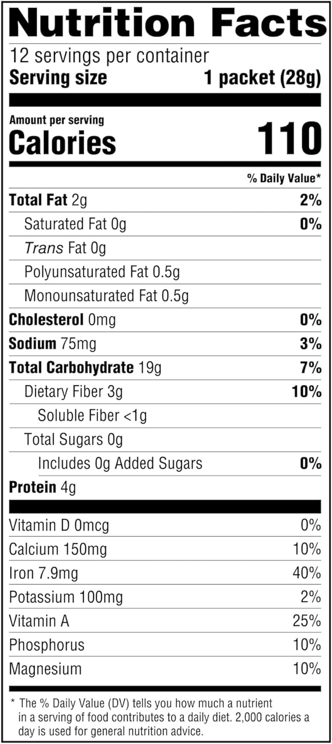 n Grocery, Original Instant Oatmeal,12 Ct