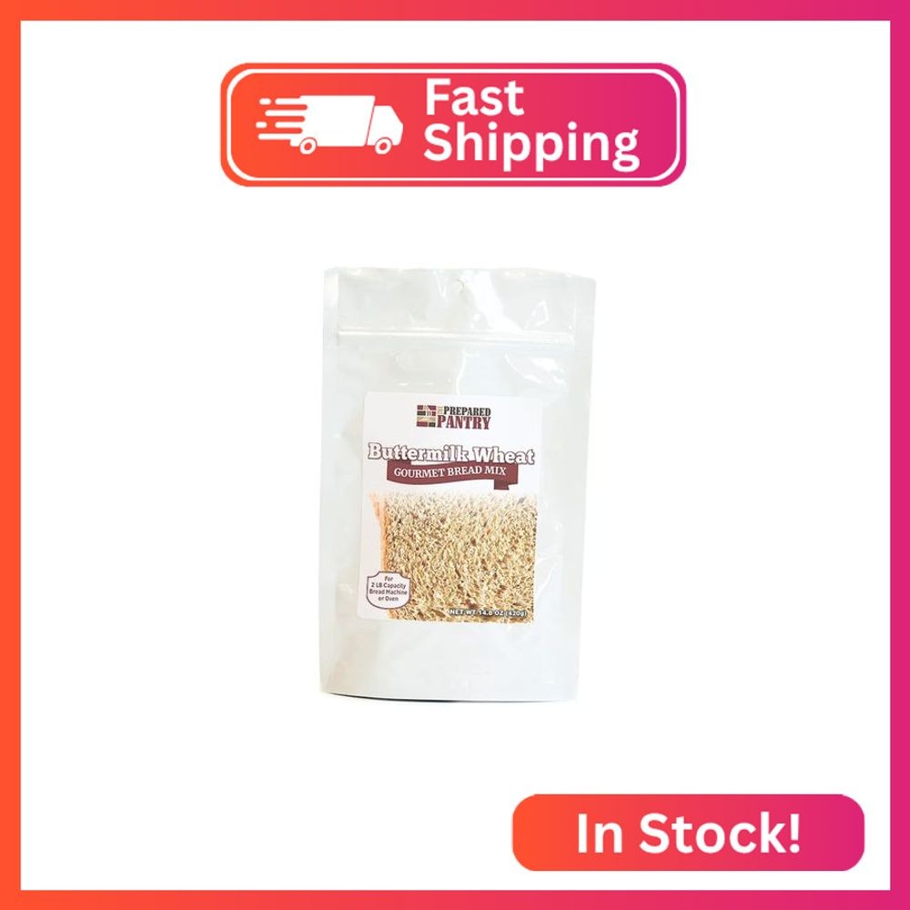 The Prepared Pantry Buttermilk Wheat Bread Mix; Single Pack; For Bread Machine o