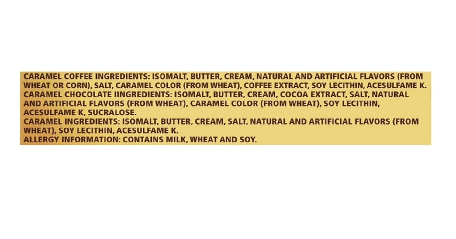 Werther’s Original Sugar-Free, Assortment Flavors, Bulk Hard Candies (1 Pound)