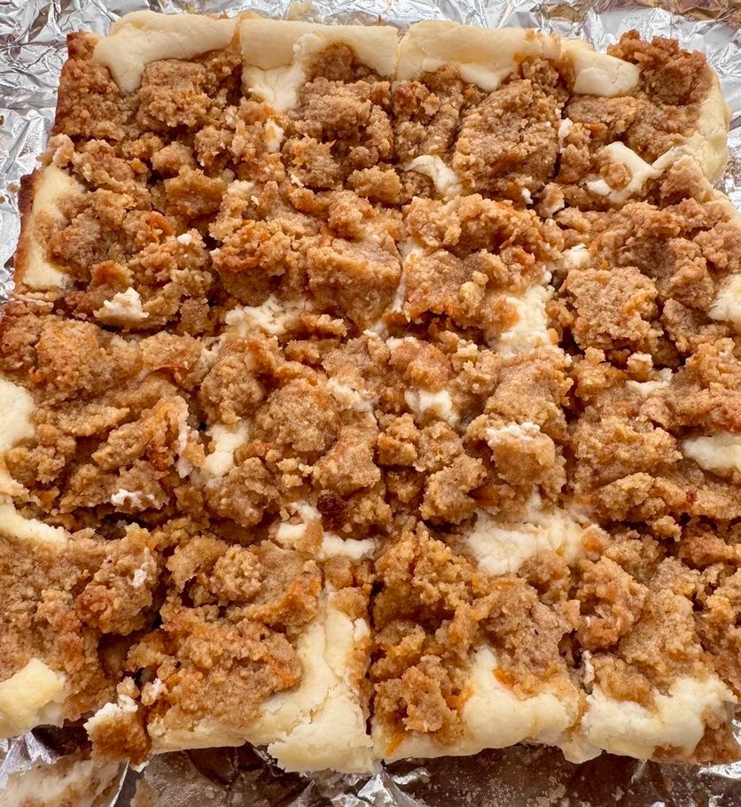 Keto Carrot Cake Bars * Gluten Free & Diabetic Friendly * 1 Net Carb Per Bar *