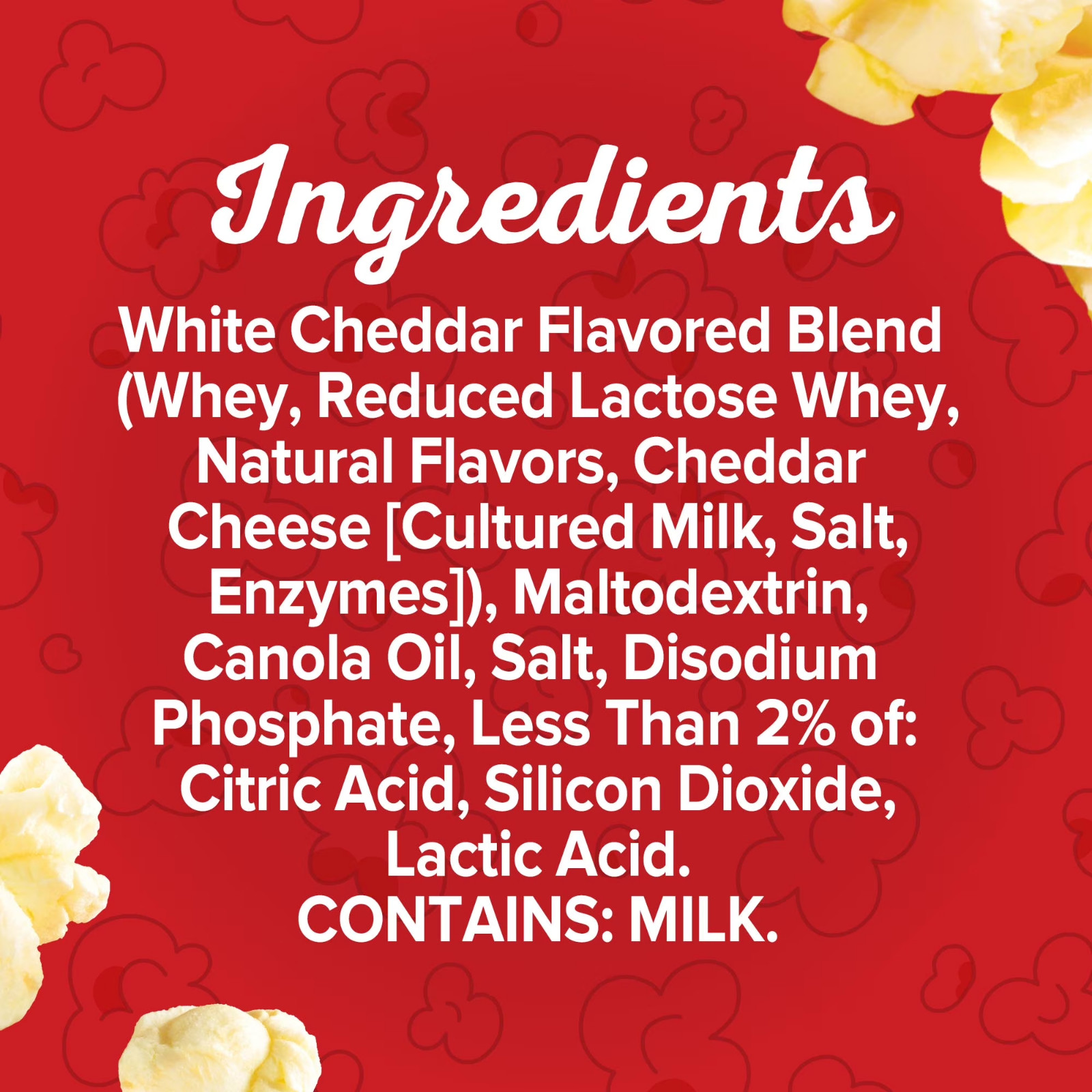 (3 pack) Orville Redenbacher’s White Cheddar Flavored Popcorn Seasoning, 2.6 oz.