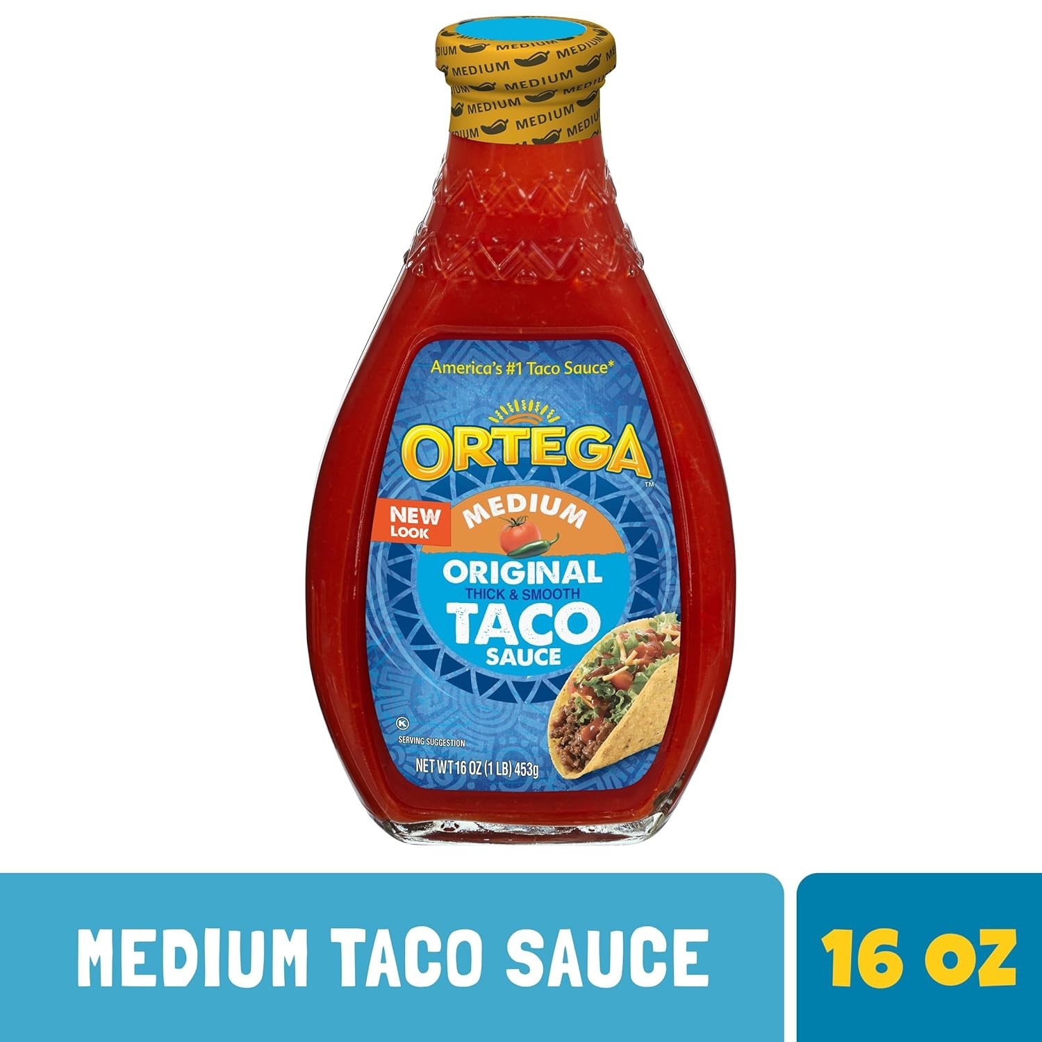 Taco Sauce, Medium, 16 Ounce