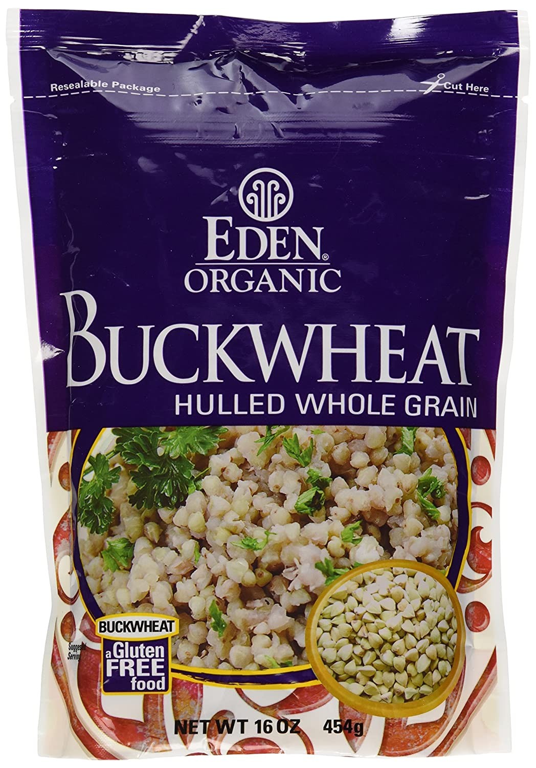 Eden Foods Organic Buckwheat Hulled Whole Grain, 16 Ounce