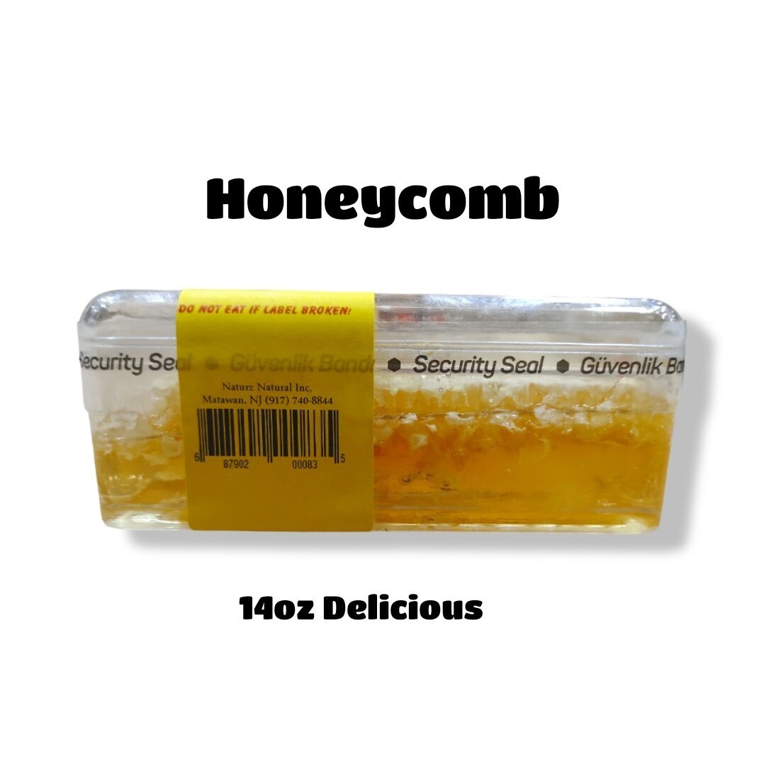 PREMIUM HONEY RAW GALLBERRY COMB 12oz 100% PURE UNFILTERED USA HONEYCOMB