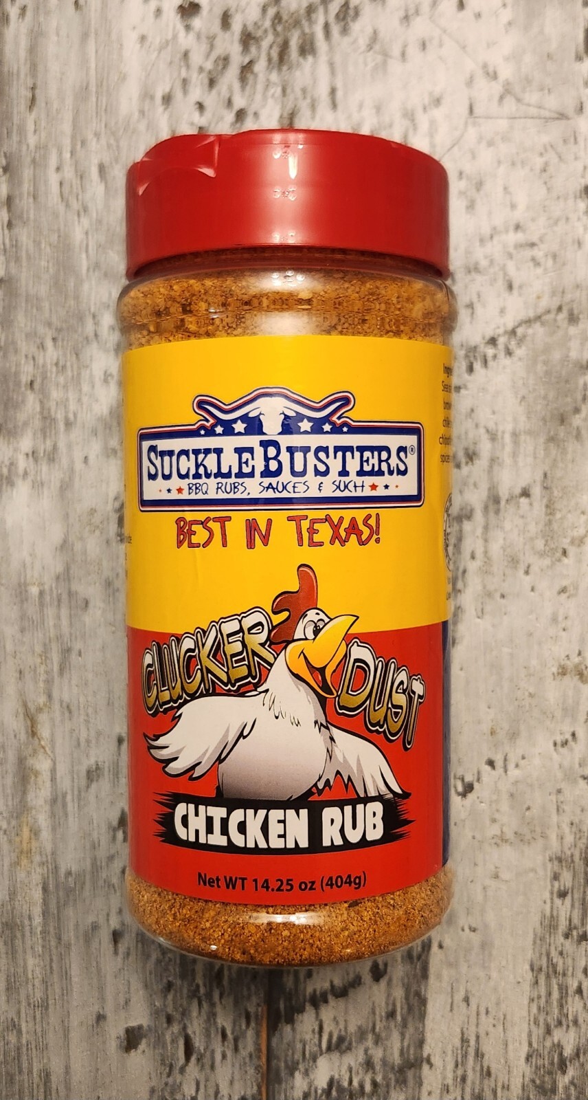Suckle Busters 14.25 Oz Clucker Dust Dry Bbq Rub Competition Rated Chicken Rub