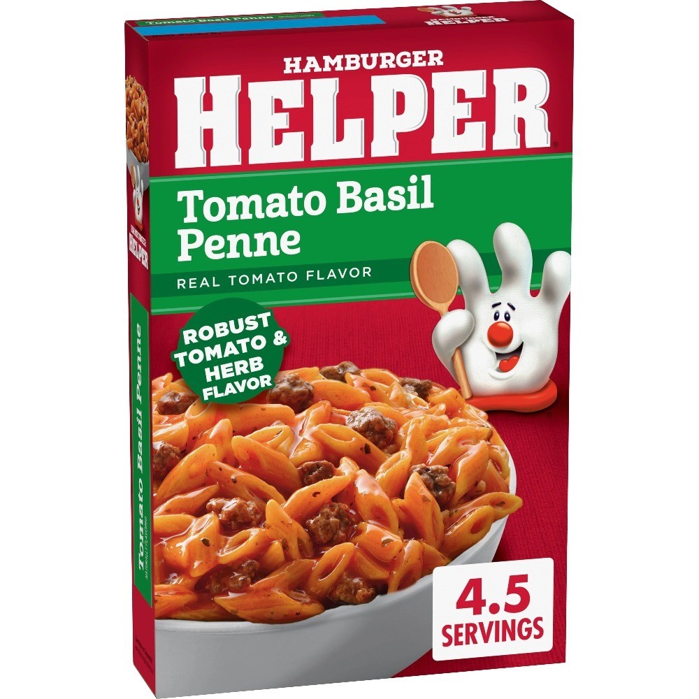 Penne Pasta with Tomato and Basil Flavor 7.4 oz Pack of 8