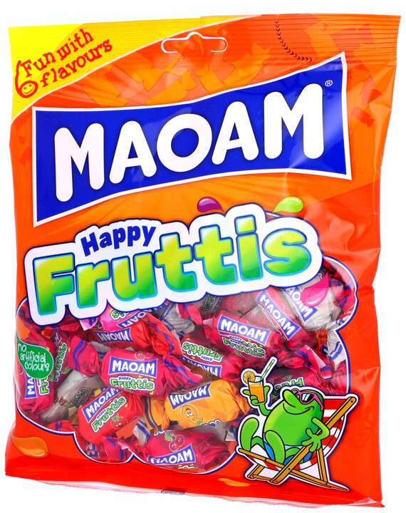 Maoam HAPPY FRUTTIS – Chewy Gums – Bag 175g / 6.17oz