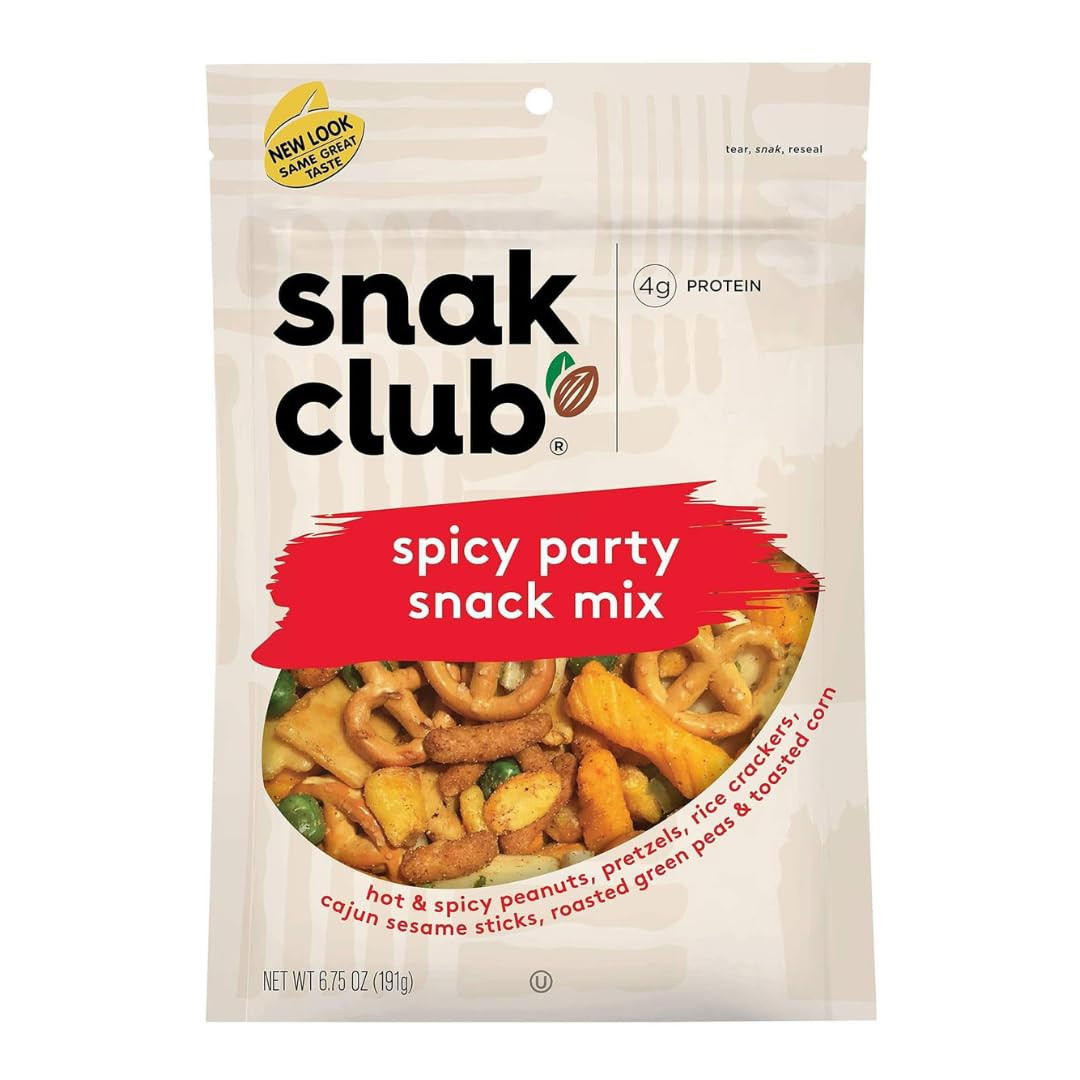 Cajun Style Snack Mix with Hot and Spicy Peanuts, Butter Toffee Peanuts, Toasted