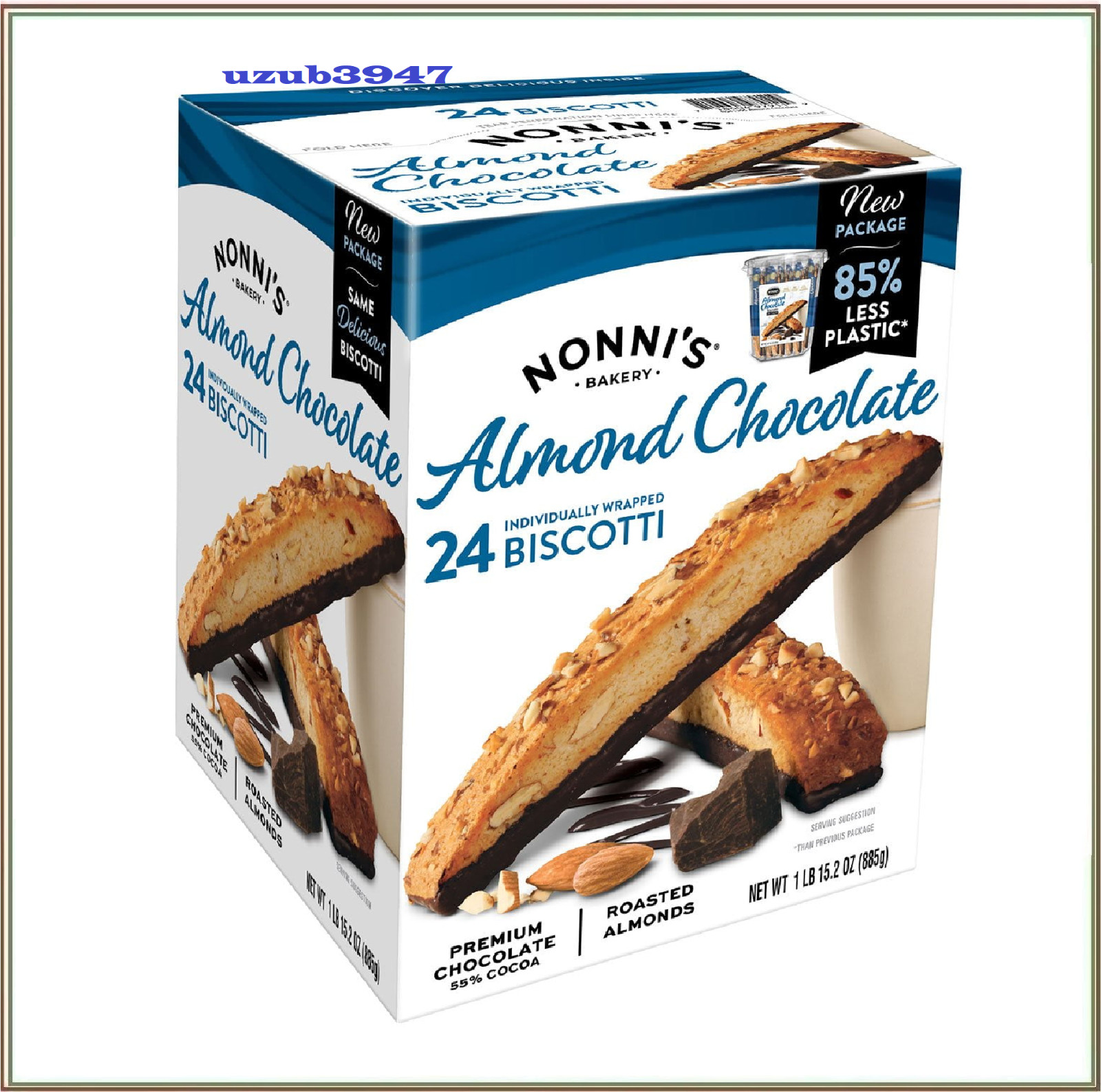 Nonni’s Almond Chocolate Biscotti, 24 ct.