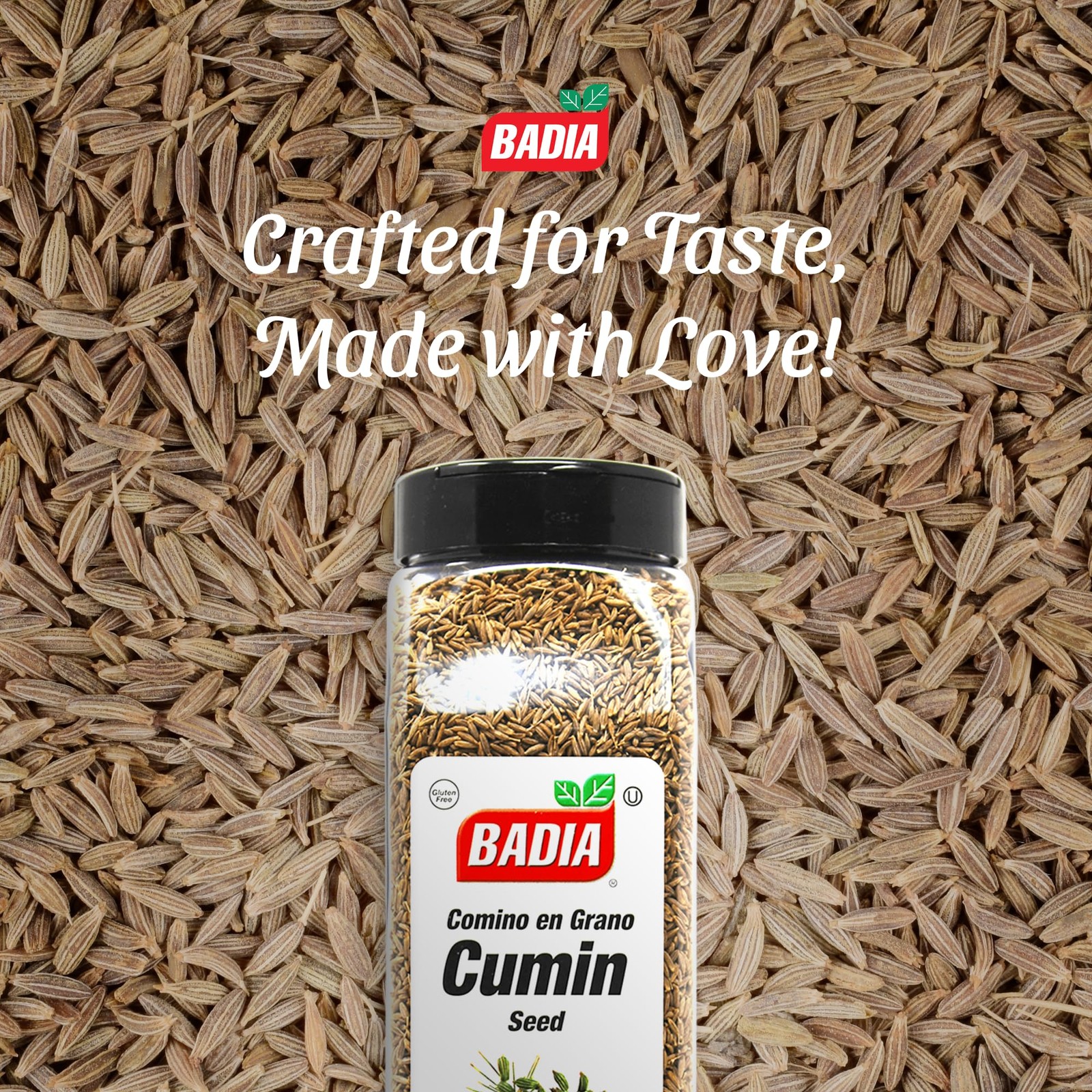Badia Spices Whole Cumin Seeds 1 Pound Versatile Flavor for Global Cuisines