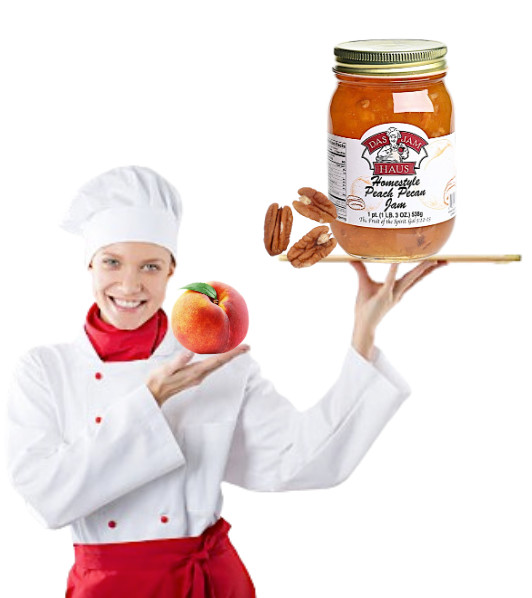 Peach Jam Varieties Homestyle~Handmade Jam 16oz 1 Pint All Natural Ingredients