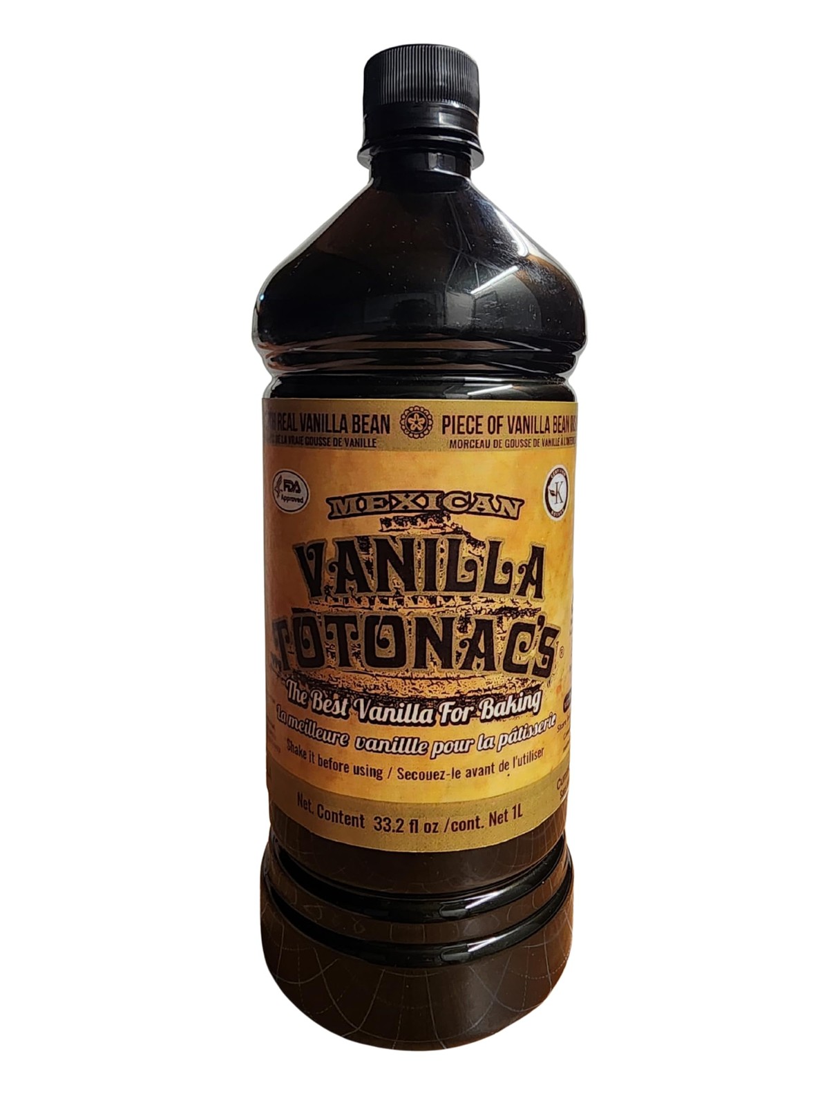 Mexican Vanilla Totonac’s Pure Vanilla Flavoring 33.2 Fluid Ounce