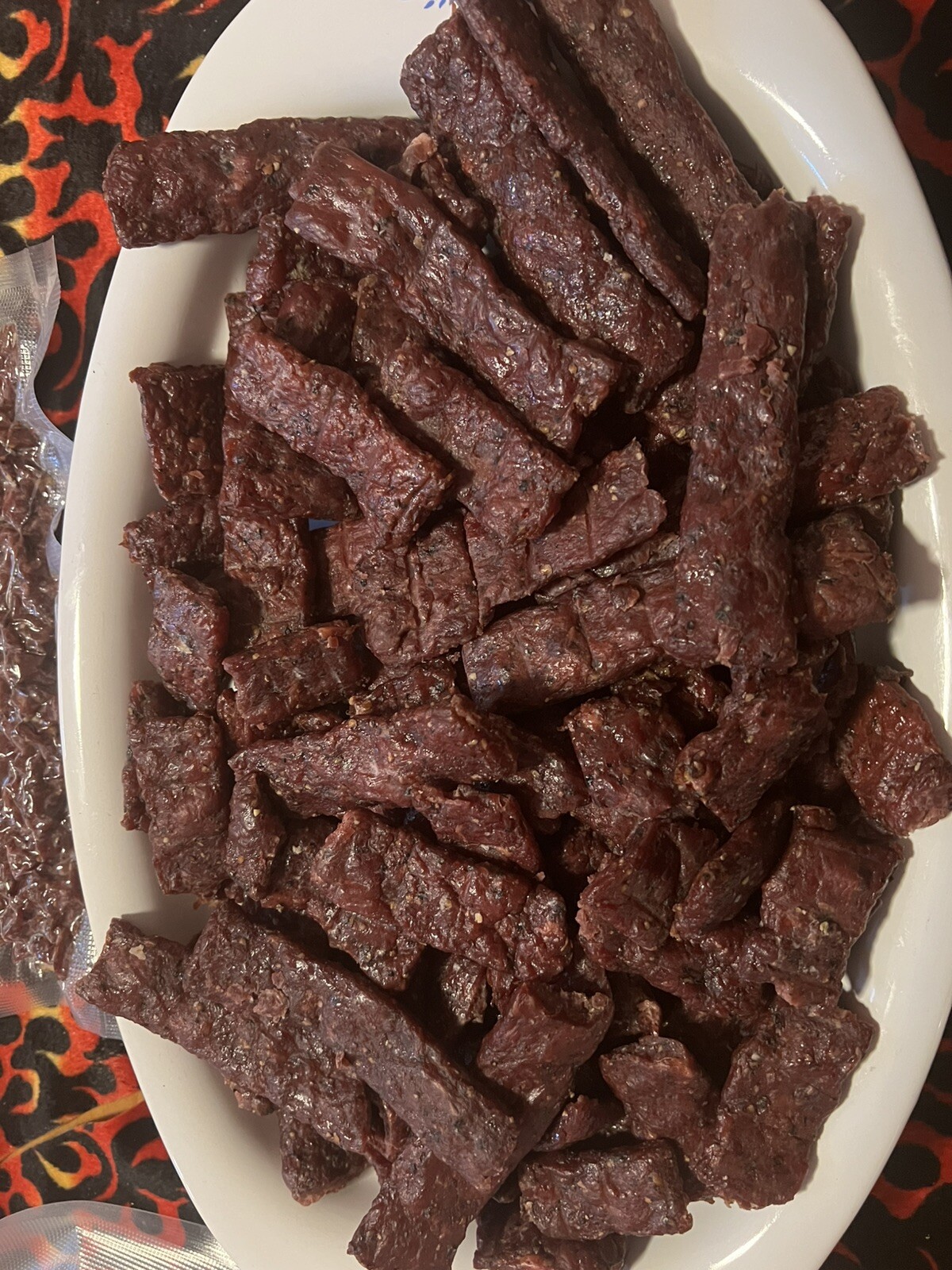 3 LBS All 3 Flavs 1 LB HOT AND SWEET 1 LB Of BLACK PEPPER 1 LB OF DEATH BY JERKY