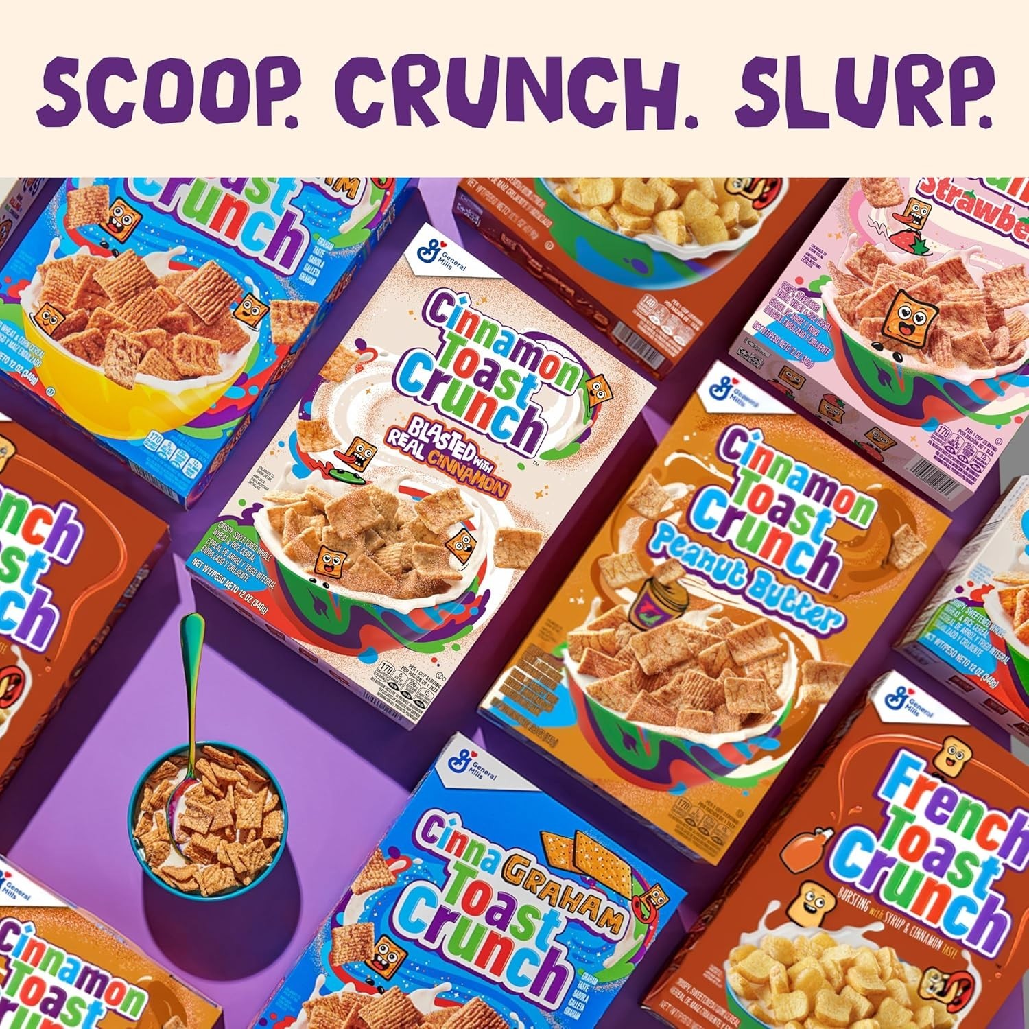 Breakfast Cereal, Crispy Cinnamon Cereal, 12 oz