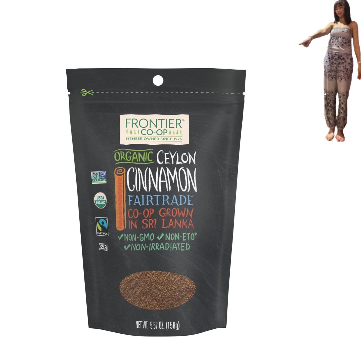 Organic Ceylon Cinnamon Powder – Fairtrade, Versatile for Baking & Beverages