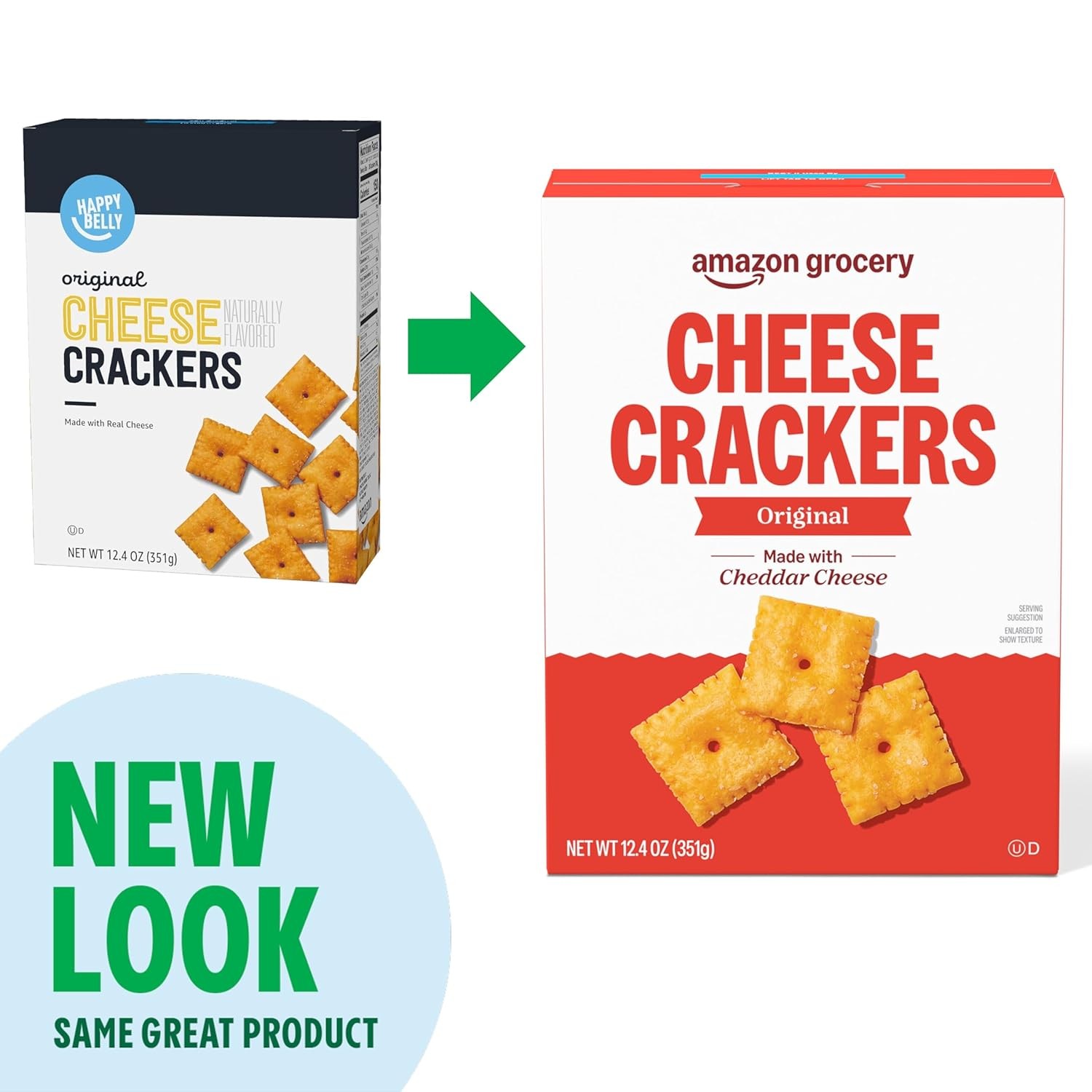 Cheese Snack Crackers Grocery 12.4 Oz