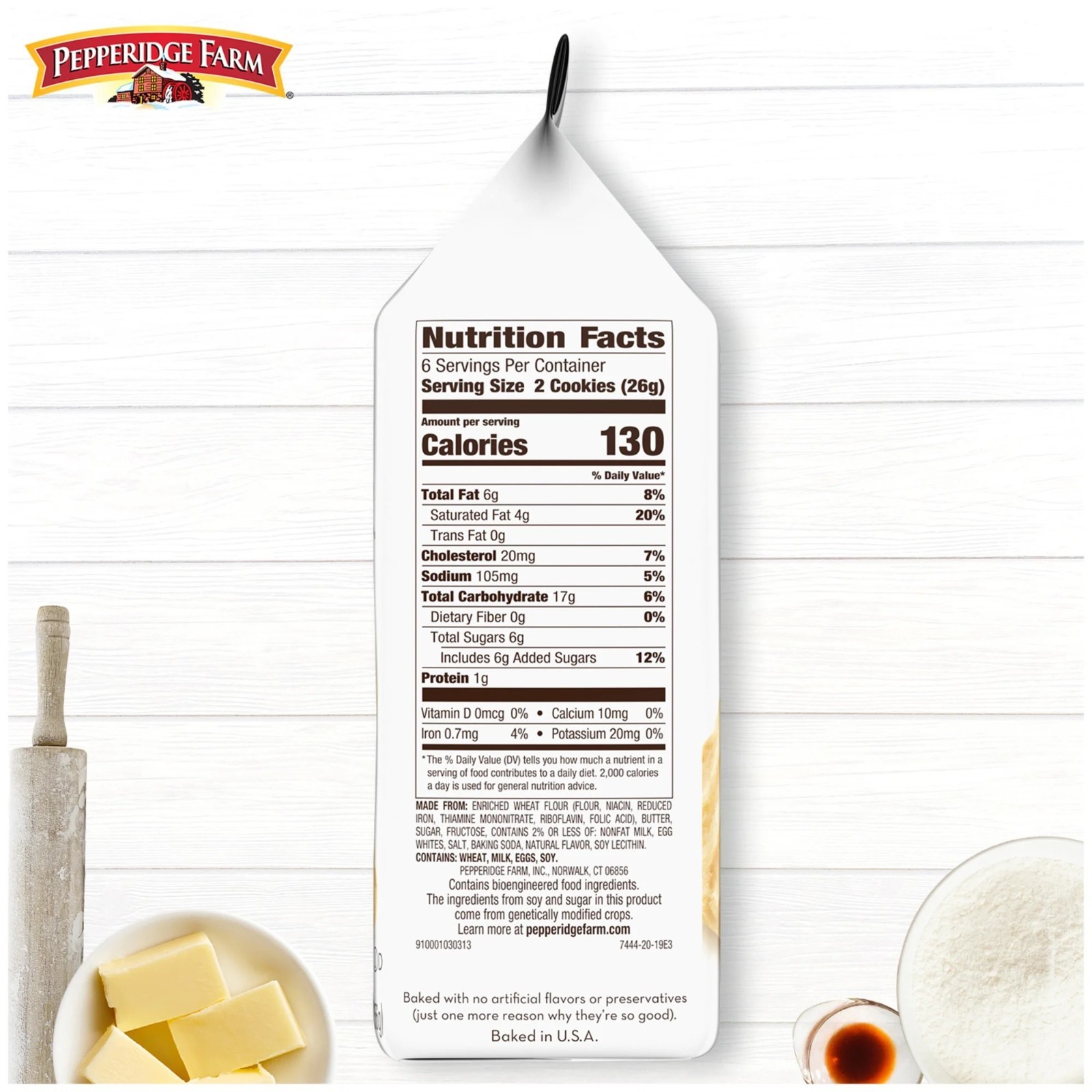 3x Pepperidge Farm DUBLIN SHORTBREAD Buttery Cookies 5.5 oz Bag – 3 PACK