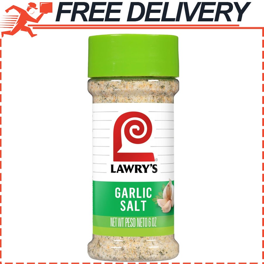 Lawry’s Coarse Ground With Parsley Garlic Salt, Kosher & Keto, 6 oz