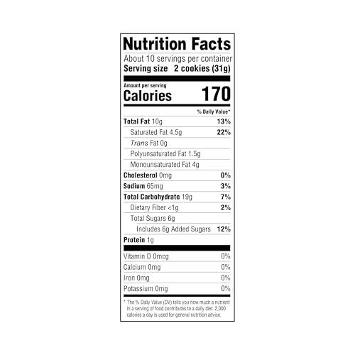 Amazon Grocery, Pecan Shortbread Cookies, 11.3 Ounce (Pack of 1), Brown