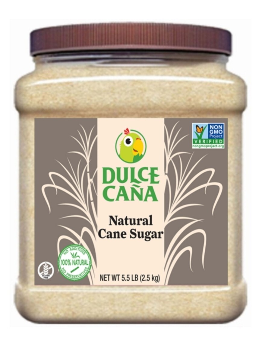 Dulce Caña Natural Pure Cane Sugar Azucar De Caña Natural 5.5 Lb. No Additives
