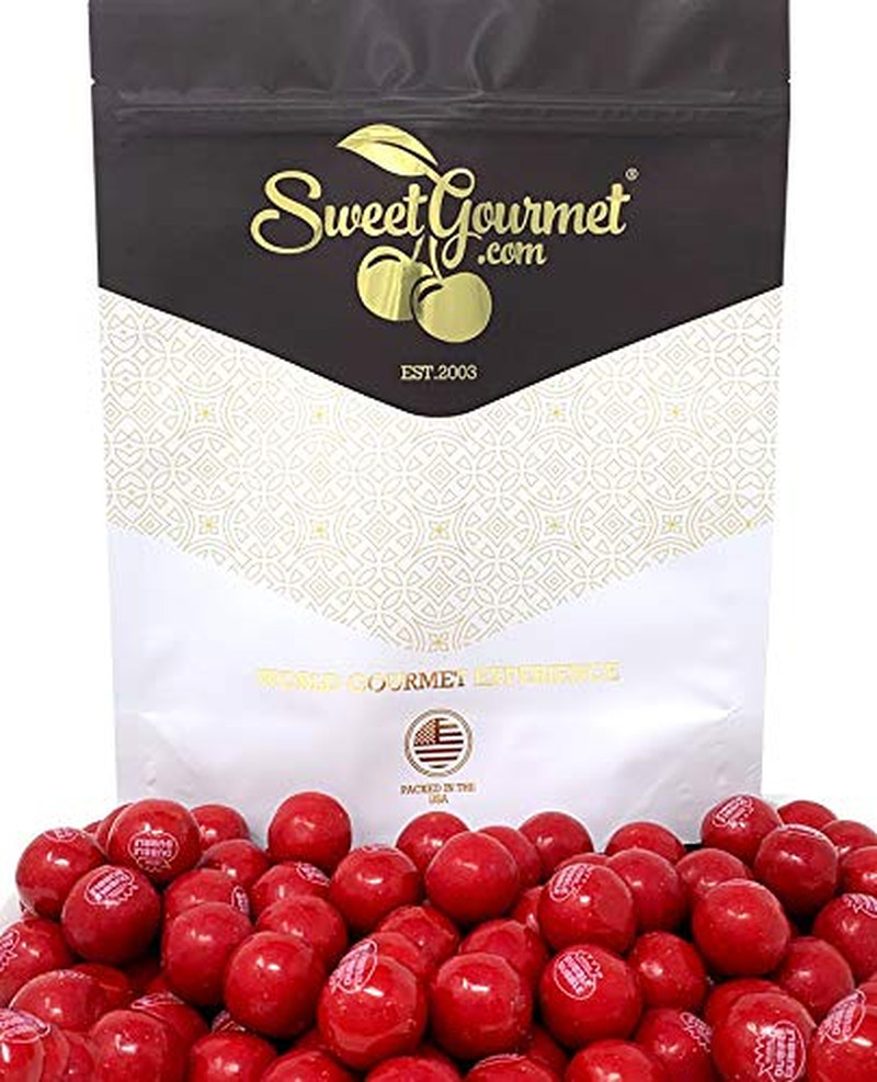 Very Cherry Dubble Bubble Gumballs | Candy Filled Bubble Gum Balls 1″ | 1.5 Poun