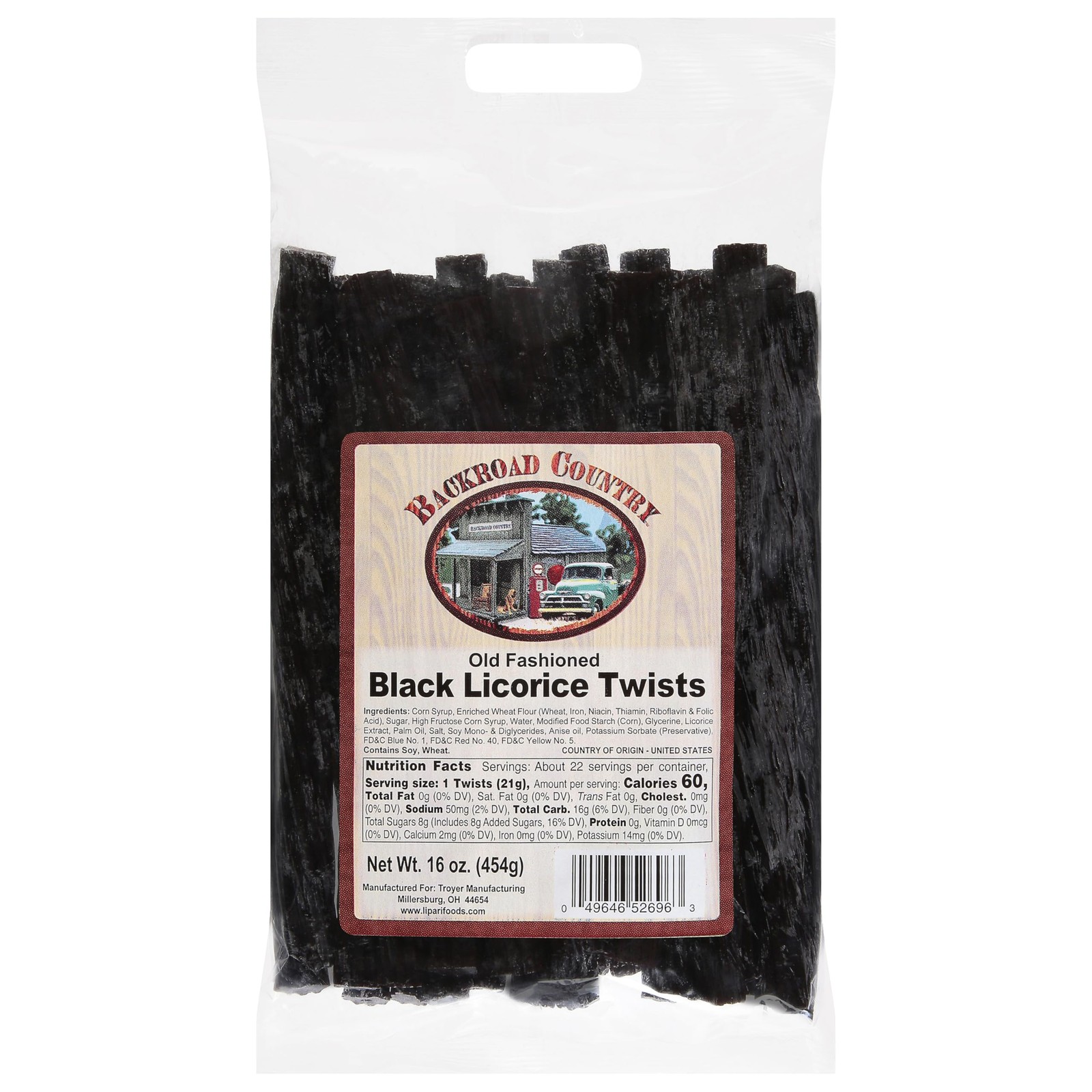 Backroad Country Old Fashioned Classic Black 16 Ounce (Pack of 1),