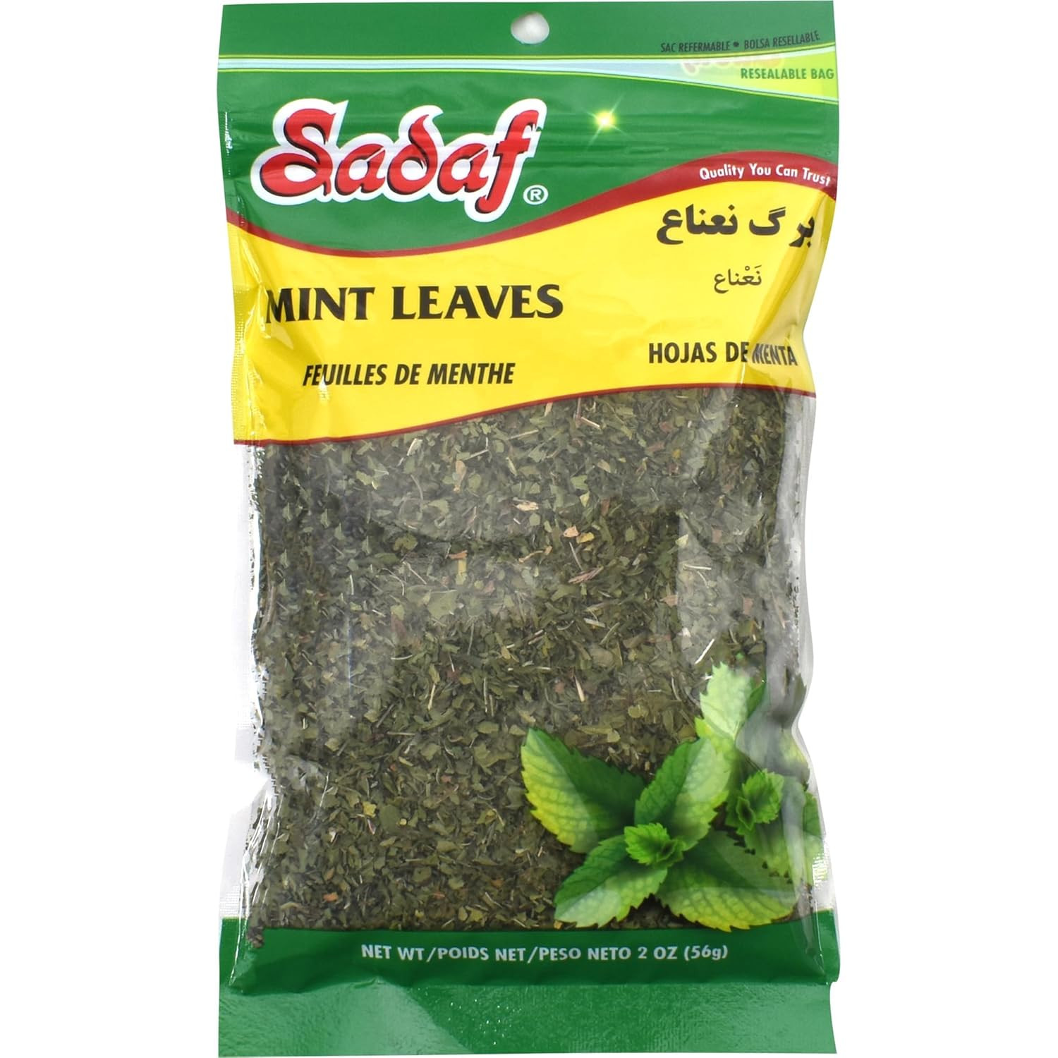 Mint Leaves Cut – Dried Mint Leaves Cut and Sifted – Kosher and Halal – No Stems