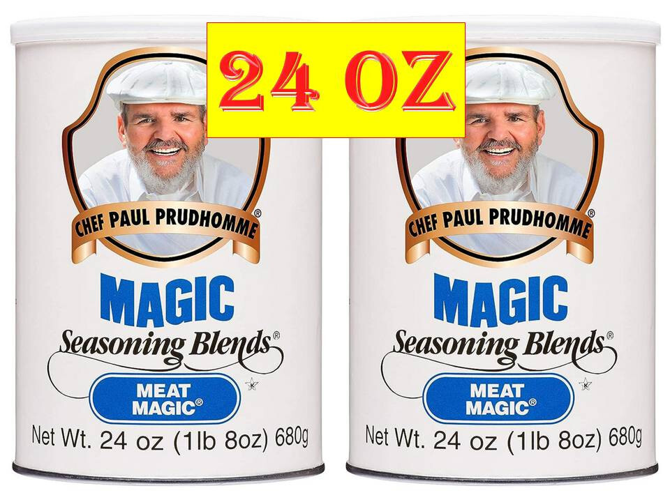 ANY QTY Chef Paul Prudhomme’s Magic Seasoning Blend~Meat Magic 24 oz!!!