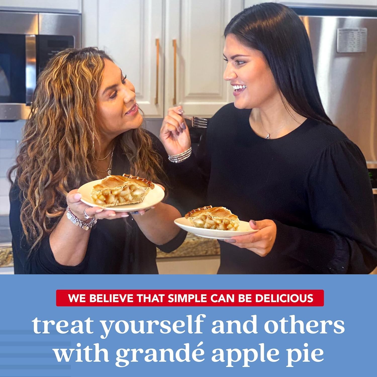 David’s Cookies Grandé Apple Pie 10″ 2-Pack Ready to Bake Gourmet Dessert Gift