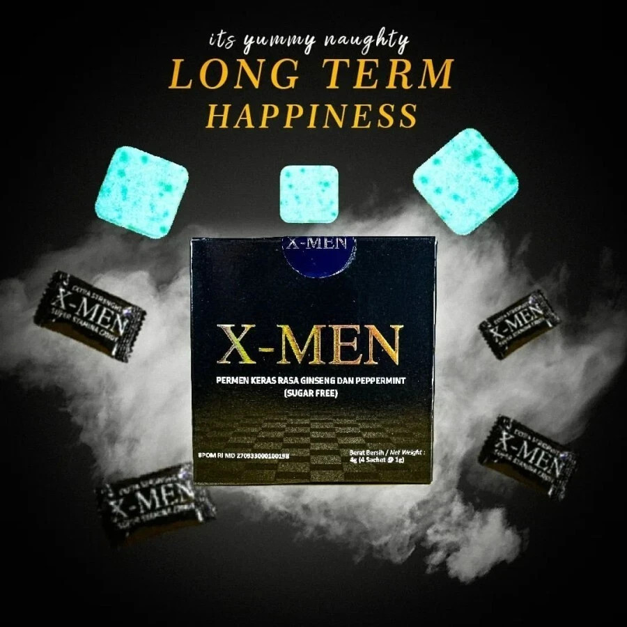 X-MEN Hard Candy – Sweet Flavor (4 Pieces per Box)