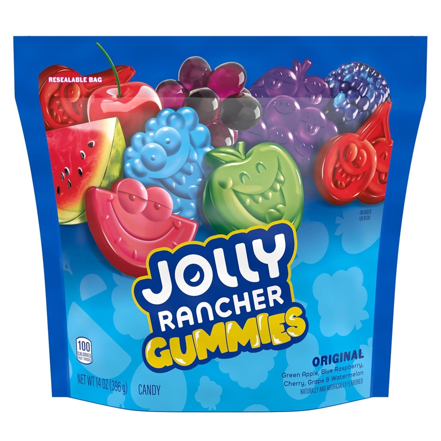 JOLLY RANCHER Gummies Assorted Fruit Flavored Candy Bag, 14 Ounce (Pack of 1)