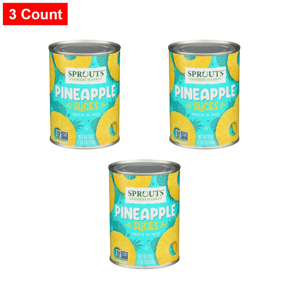 Sprouts Pineapple Slices 20 oz – 3 Count